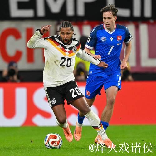 萨内梅开二度格纳布里助攻破门 德国6-0大胜斯洛伐克晋级世界杯